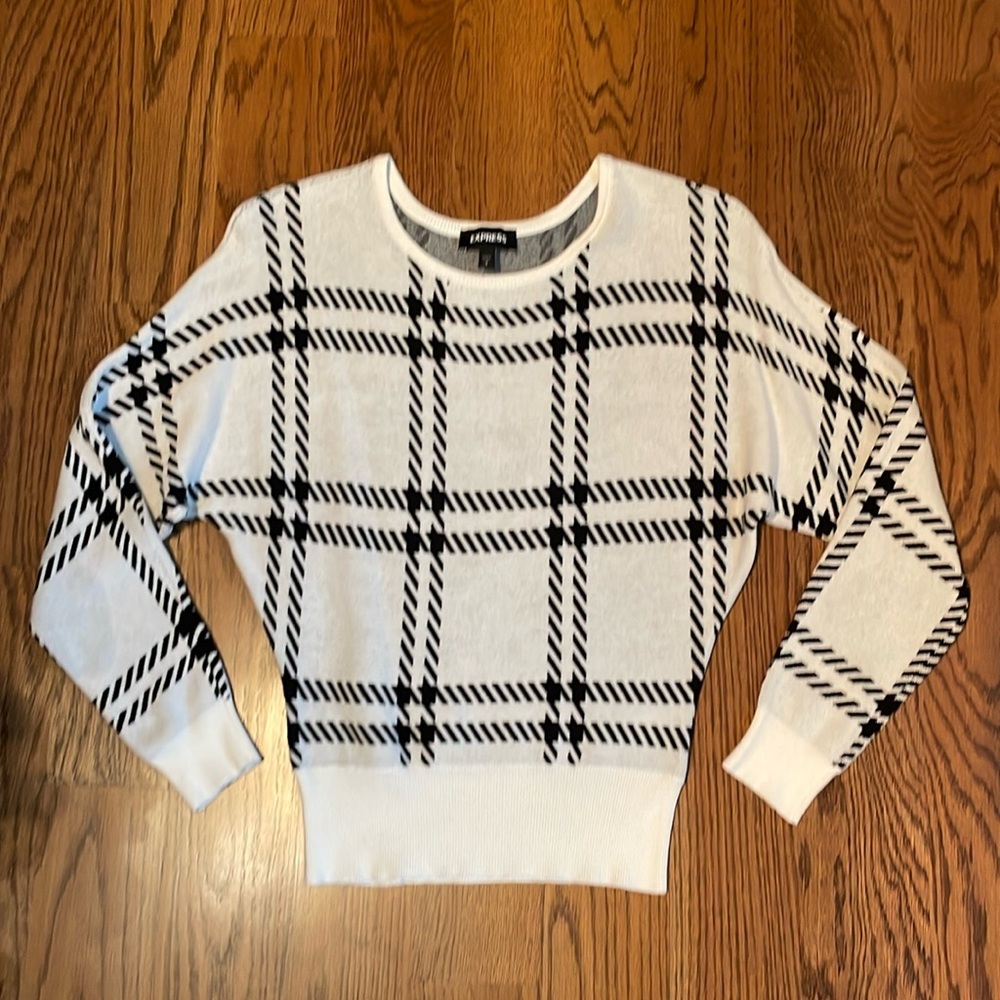 Black and White Sweater